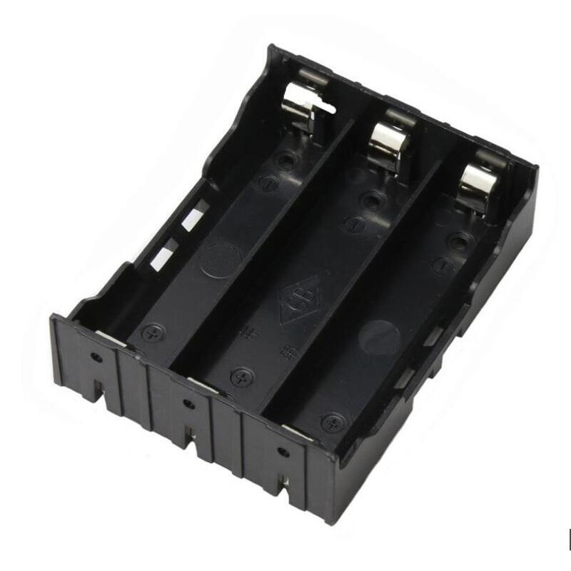 431764→135833 現貨【-】W1399-1212 3位 18650電池盒 插針/插片 可串聯/并聯 三節鋰電-細節圖2