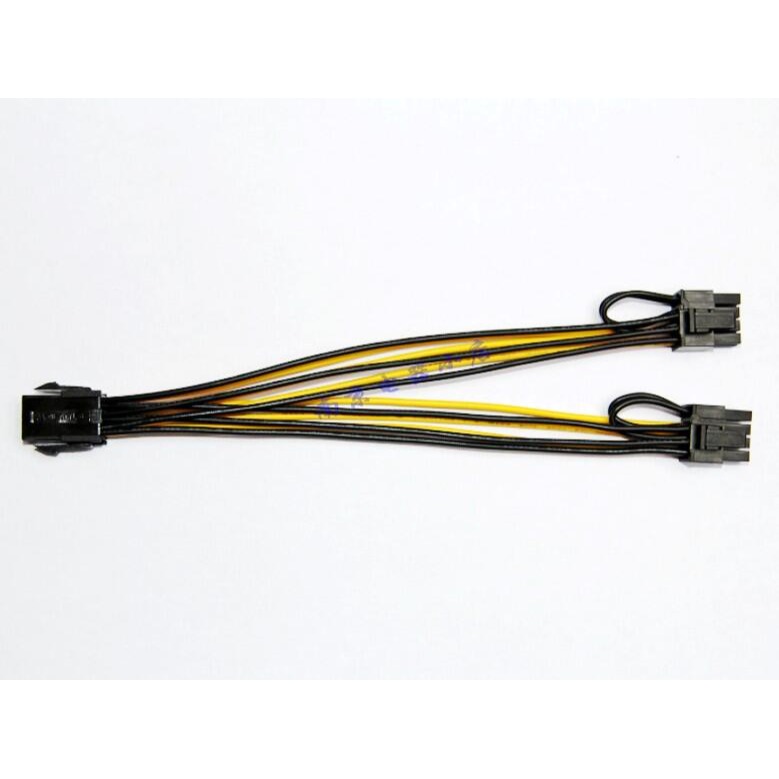 111405→135748 現貨【-】顯卡6Pin轉顯卡雙8Pin轉接線 6pin轉雙6+2PIN供電線 8pin供電-細節圖4