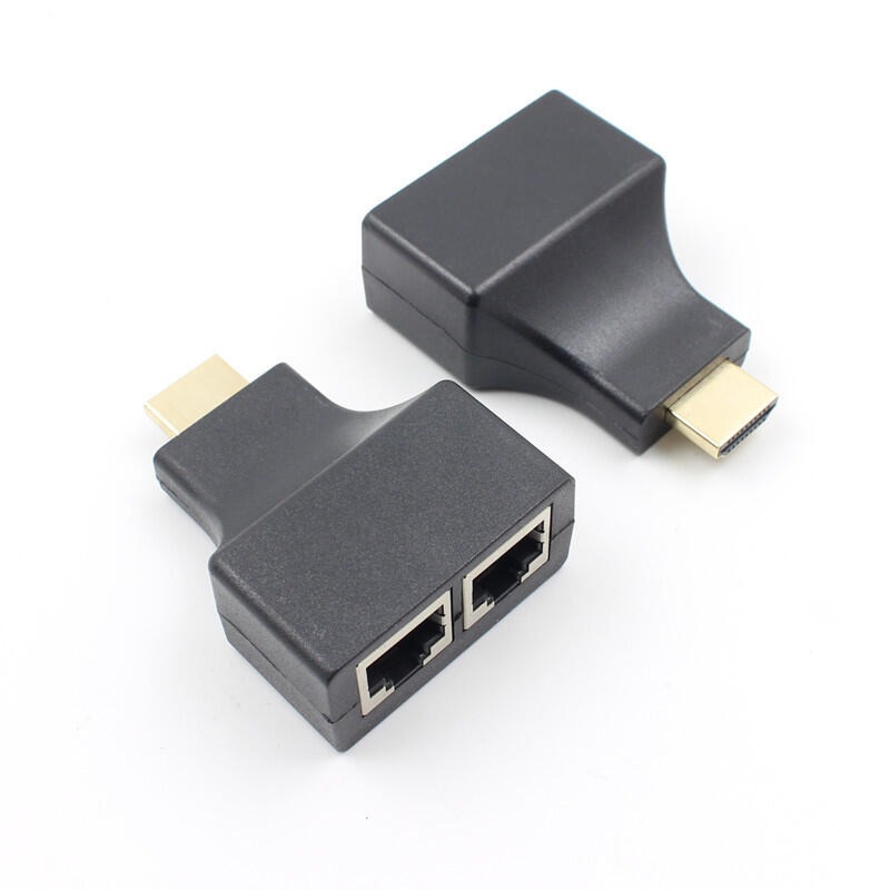 5704422→135565 現貨【-】hdmi延長器30米hdmi轉rj45雙網線延長器網路延長放大器3D [570-細節圖3