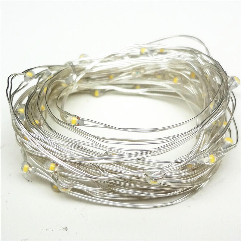 9003763→3117 現貨【no】USB裝飾彩燈 燈條LED小燈泡（單4米40燈紅黃藍彩光送紐扣電池）w147 0-細節圖2