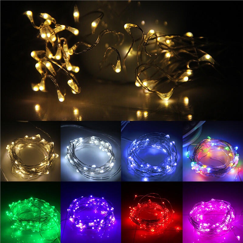 9003763→3117 現貨【no】USB裝飾彩燈 燈條LED小燈泡（單4米40燈紅黃藍彩光送紐扣電池）w147 0-細節圖3