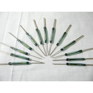 57020→5474 現貨【no】現貨 全新幹簧管/磁控開關 原裝進口/鍍銀 玻封部分尺寸1.8*7MM 常開  1個-細節圖3