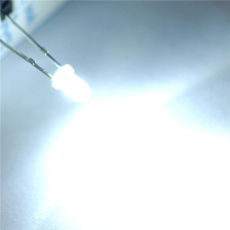 324103→8768 現貨【-】LED發光二極體 3MM 圓頭 白髮白光 W142[324103-細節圖4