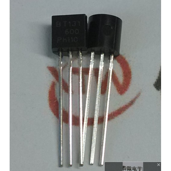 9028140-BT131  BT131-600  三端雙向可控矽開關 600V 1A TO-92 W1 [90281-細節圖2