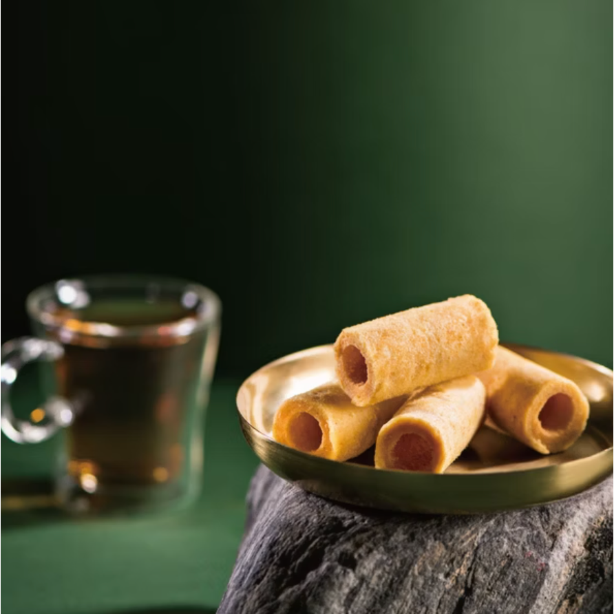 【山日初】卷卷酥(一口獨立包裝)_台式鹹蛋黃/美式BBQ燒烤風味-細節圖2