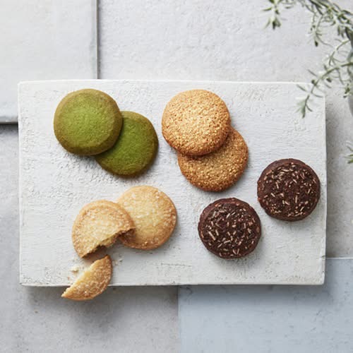 日本GALETTE au BEURRE 原味奶油餅乾綜合風味(紅鐵盒18入)-細節圖2