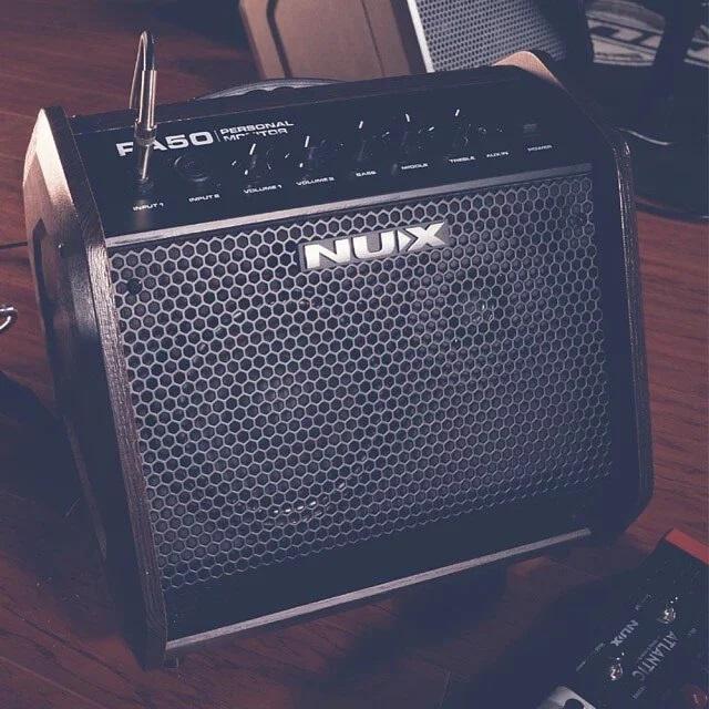 【恩心樂器】（加送導線）NUX PA-50 多功能電子鼓電子琴監聽音箱 電子鼓 電/木吉他 貝斯 電子琴 麥克風-細節圖4