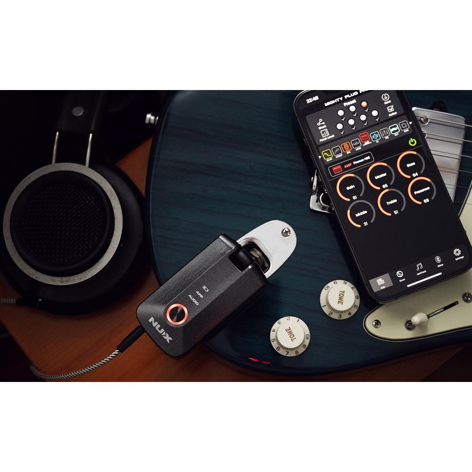 【恩心樂器】NUX MP-3 Mighty Plug Pro 吉他/貝斯 音箱 藍芽效果器 音箱模擬 MP3 MP03-細節圖2