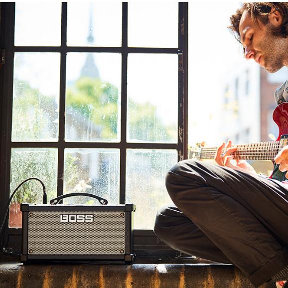 【公司貨】BOSS DUAL CUBE LX  桌面型 吉他音箱 可裝電池 10瓦 吉他音箱 木吉他 音箱 ROLAND-細節圖4