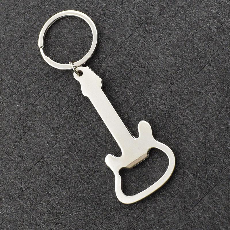 【恩心樂器】創意啤酒開瓶器 鑰匙扣 開瓶器 啤酒開瓶器 鑰匙圈 吉他造型 電吉他鑰匙圈 開罐器-細節圖2