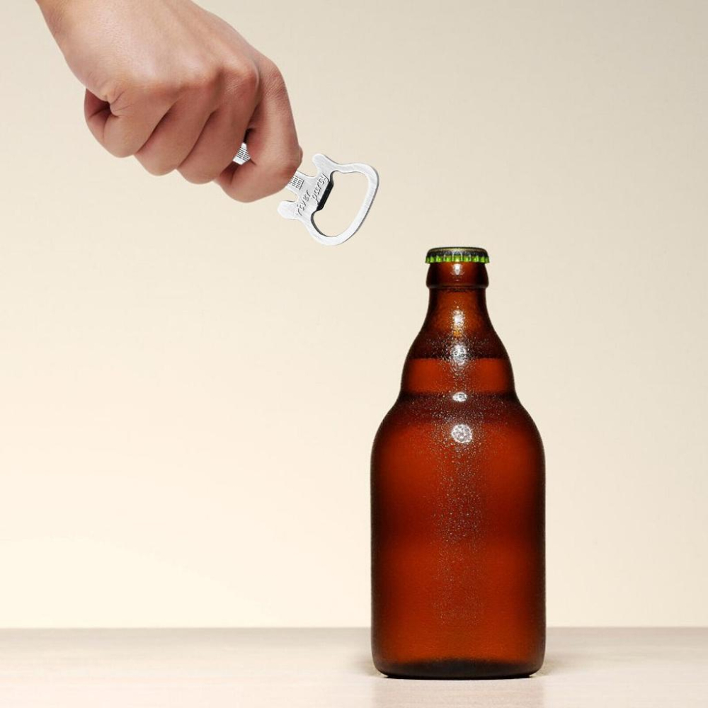 【恩心樂器】創意啤酒開瓶器 鑰匙扣 開瓶器 啤酒開瓶器 鑰匙圈 吉他造型 電吉他鑰匙圈 開罐器-細節圖5