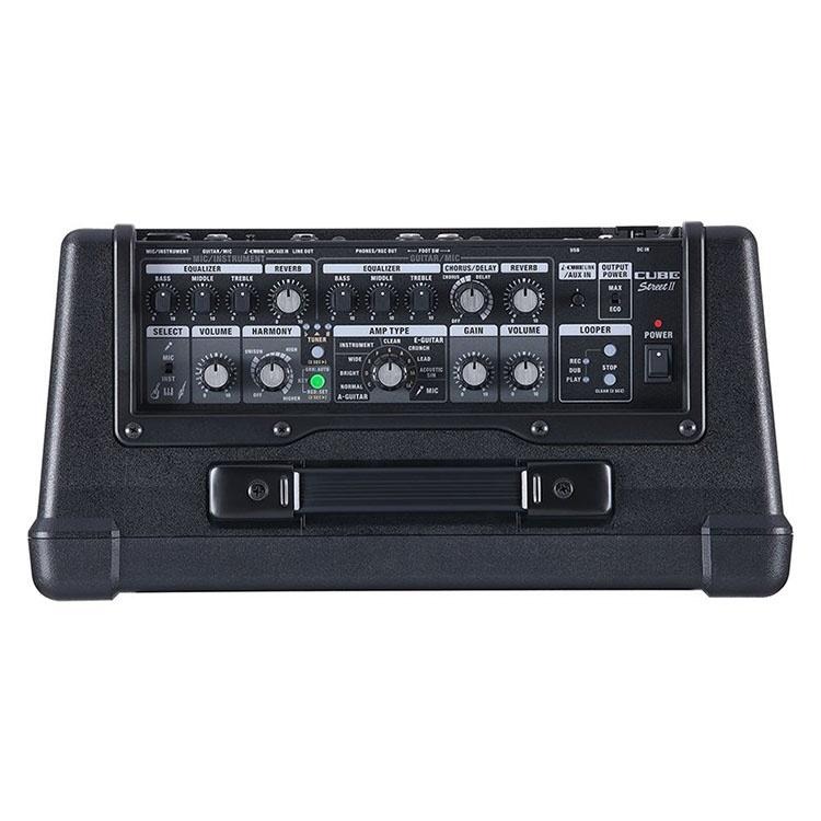 【第二代】Roland BOSS CUBE STREET II 攜帶式音箱 10瓦 電池供電 吉他/人聲/鋼琴 黑色-細節圖5