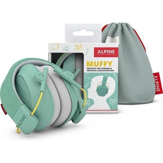 【恩心樂器】ALPINE Muffy Kids 兒童耳罩 荷蘭設計 降噪 保護耳朵 贈收納袋 舒適 可折疊攜便  薄荷-細節圖6