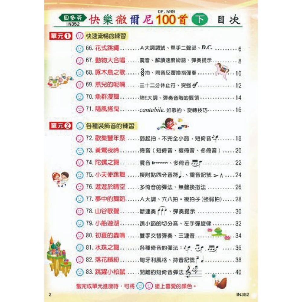 【恩心樂器】全新《貝多芬 快樂的徹爾尼100首 下》 附教學DVD 鋼琴課本 學生學習 經典名作 基礎樂理 手指運動-細節圖2