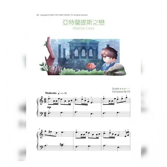 【恩心樂器批發】《V.K克鋼琴曲集 初階 Vol.2 》2 第2集 精選集 初階鋼琴譜集  V.K克 VK克 流行鋼琴-細節圖3