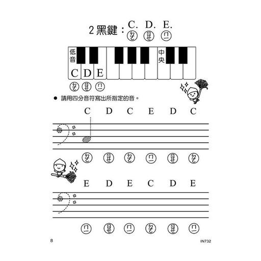 【恩心樂器】全新《貝多芬 低音譜 寫譜練習本》鋼琴課本 學生學習 經典名作 基礎樂理 手指運動 五線譜-細節圖3