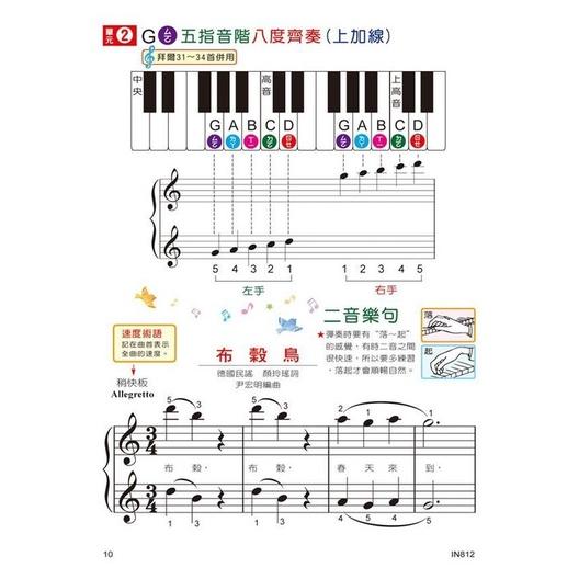 【恩心樂器】全新《貝多芬 快樂拜爾併用 彈唱版 2》鋼琴課本 學生學習 經典名作 基礎樂理 手指運動 五線譜-細節圖3