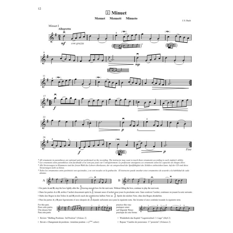 【恩心樂器】鈴木小提琴教本 第3冊 (附CD) Suzuki Violin School Vol.1 小提琴教材 亞洲版-細節圖3