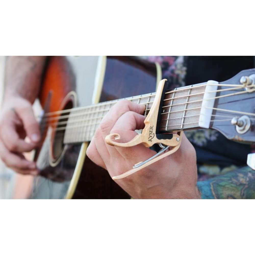 【恩心樂器】公司貨 Kyser KG6 民謠吉他移調夾 吉他 民謠吉他 鋁合金 移調夾 美國製 鋁合金移調夾 吉他移調夾-細節圖6