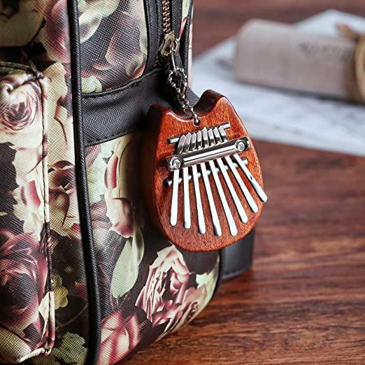 【恩心樂器】拇指琴 手指琴 迷你卡林巴 教學教具 掛件 吊飾 拇指鋼琴 姆指琴 板式 8音拇指琴 kalimba-細節圖8