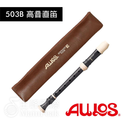 【恩心樂器】日本製 高音直笛AULOS 503B 英式 直笛 503B-E 國小 高音笛 附長笛套