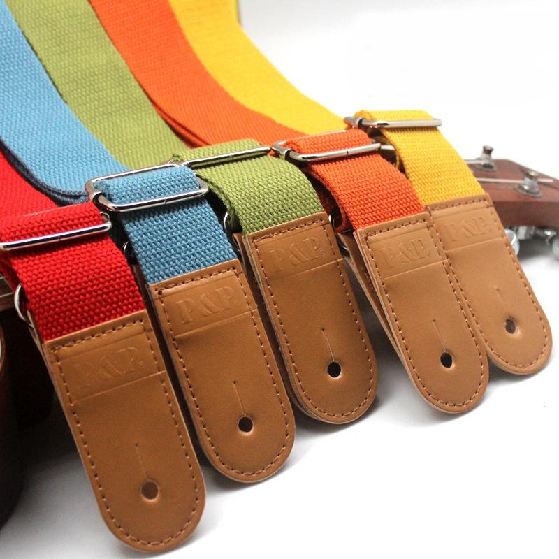 【送綁繩】100%純棉 小清新風格 烏克麗麗背帶 尾釘背帶 烏克麗麗肩帶 烏克麗麗 背帶 極簡風 湖藍色丨恩心樂器-細節圖2