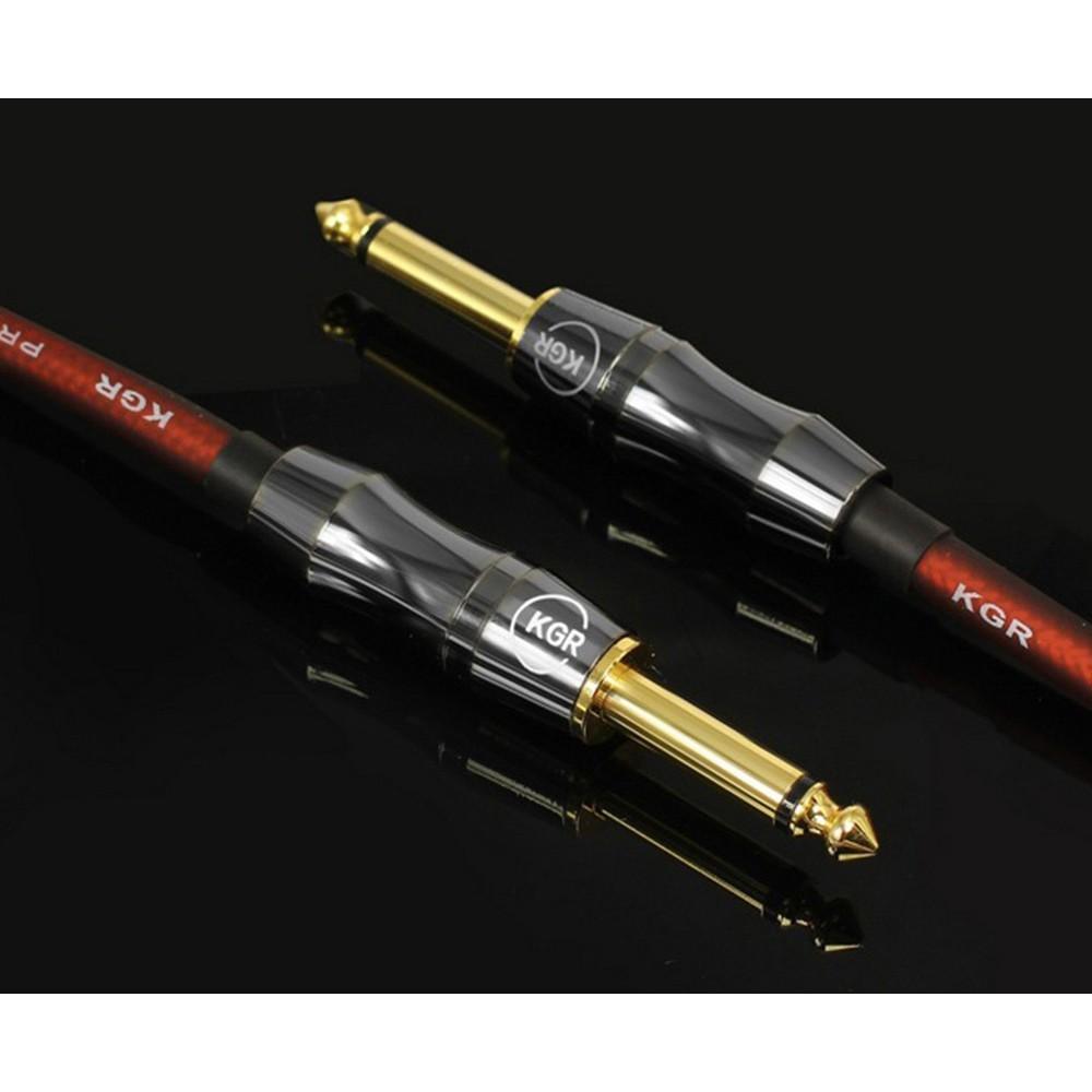 【恩心樂器】KGR 樂器導線 鍍金頭 6公尺 6m PVC外皮 低雜訊 雙直頭 吉他 烏克麗麗 貝斯 拾音器 CB601-細節圖8