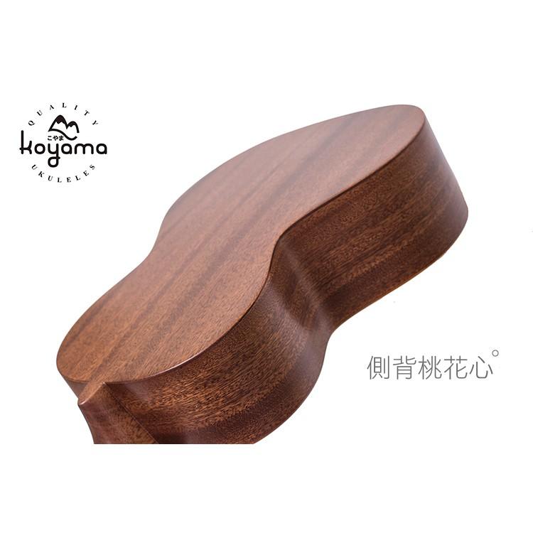【恩心樂器批發】Koyama KYM-250SPR-T 古典琴頭系列 26吋烏克麗麗 雲杉單板 送原廠琴袋調音器背帶-細節圖3