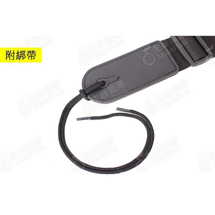 【恩心樂器批發】Fancy 原廠 吉他背帶 附綁帶 背帶頭加長加縫線更耐用 民謠吉他/木吉他/電吉他/貝斯 皆可用 黑色-細節圖4