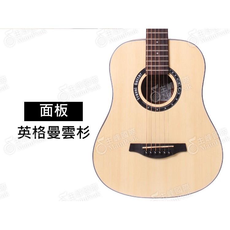 【六件全配組】Soldin 雲杉面板 34吋民謠吉他 木吉他 旅行吉他 新手入門推薦 (baby 桶身)-細節圖3