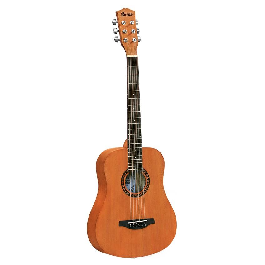 【七件組】送新琴點撥 Soldin 34吋 民謠吉他 旅行吉他 兒童吉他 新手吉他 (Baby 桶身)-細節圖2