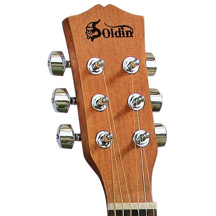 【七件組】送新琴點撥 Soldin 34吋 民謠吉他 旅行吉他 兒童吉他 新手吉他 (Baby 桶身)-細節圖3