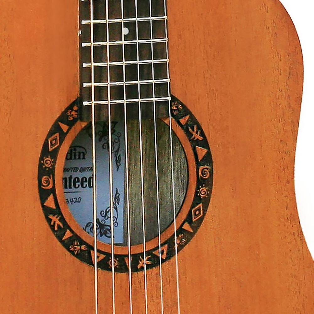 【七件組】送新琴點撥 Soldin 34吋 民謠吉他 旅行吉他 兒童吉他 新手吉他 (Baby 桶身)-細節圖5