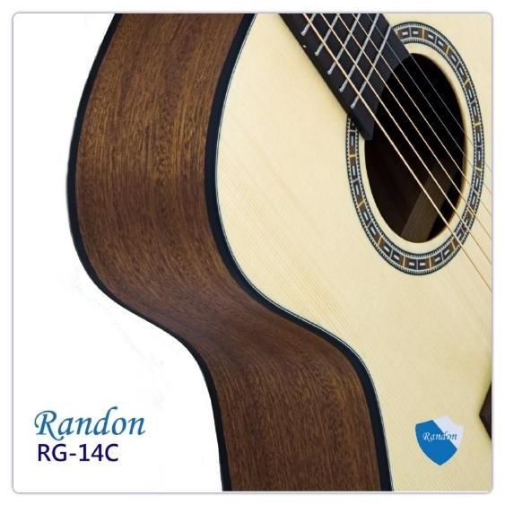 【送十大配件】免運全新 RANDON RG-14C RG-14 藍盾 民謠吉他 雲杉單板 41吋標準木吉他 缺角 GA桶-細節圖4