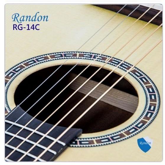 【送十大配件】免運全新 RANDON RG-14C RG-14 藍盾 民謠吉他 雲杉單板 41吋標準木吉他 缺角 GA桶-細節圖6