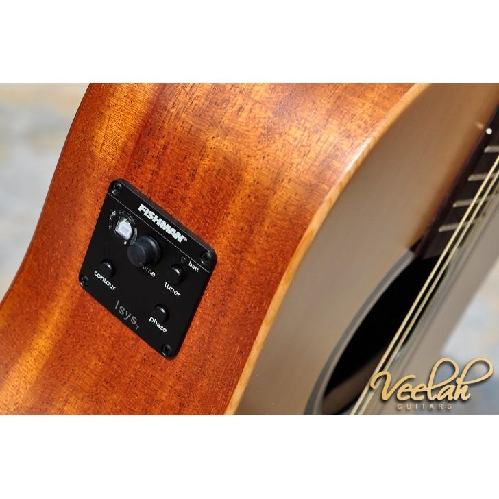 【送十大配件】全新 Veelah V1-OMCE 民謠吉他 雲杉單板 木吉他 缺角 OM桶 含FISHMAN拾音器可插電-細節圖6