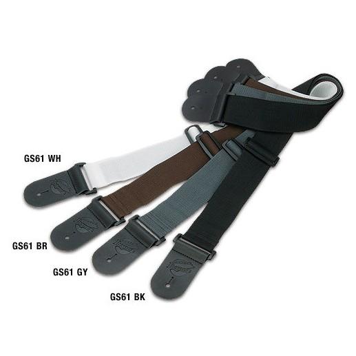 【恩心樂器批發】日本 IBANEZ 原廠吉他背帶 雙頭真皮 咖啡色 GS61-BR 木吉他/電吉他/貝斯-細節圖3