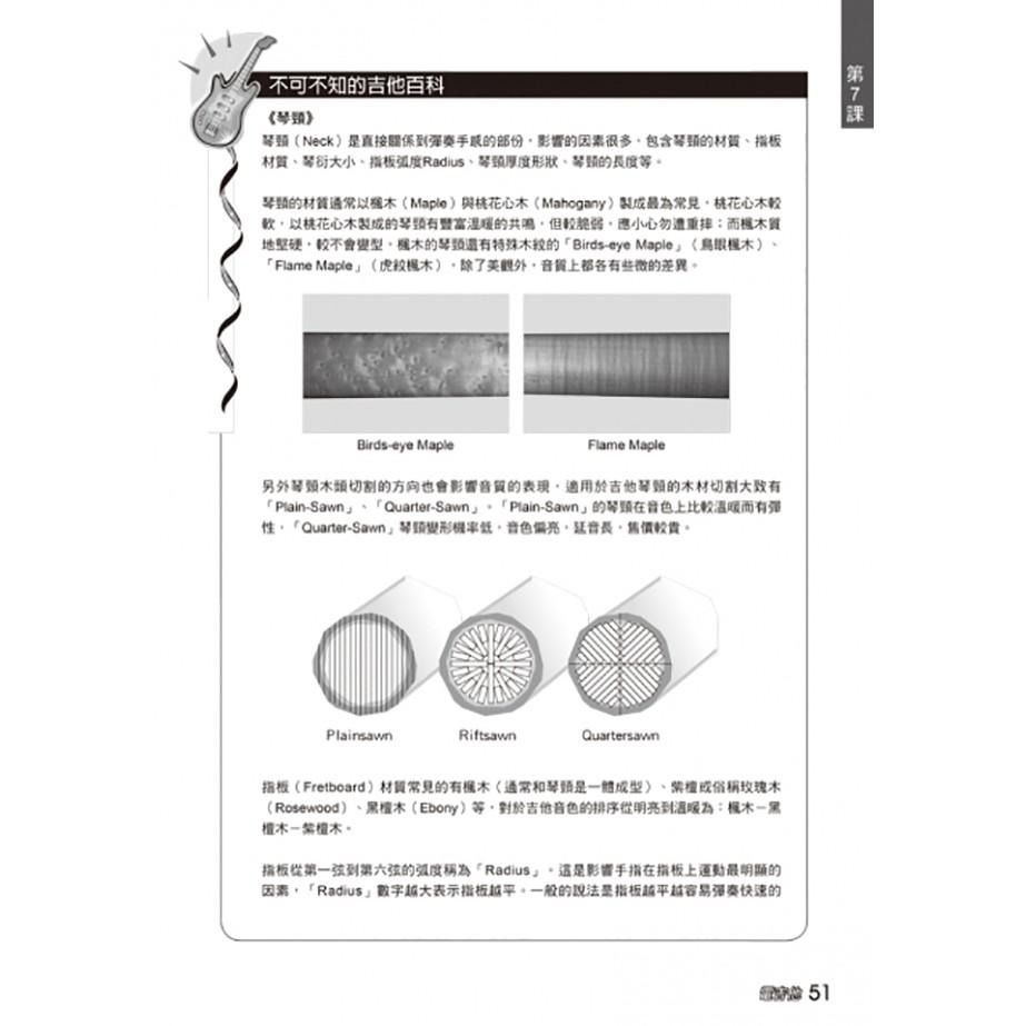 全新 《電吉他完全入門24課》吉他教材 吉他樂譜 吉他譜 電吉他 自學 內含影音教學 QRcode-細節圖6