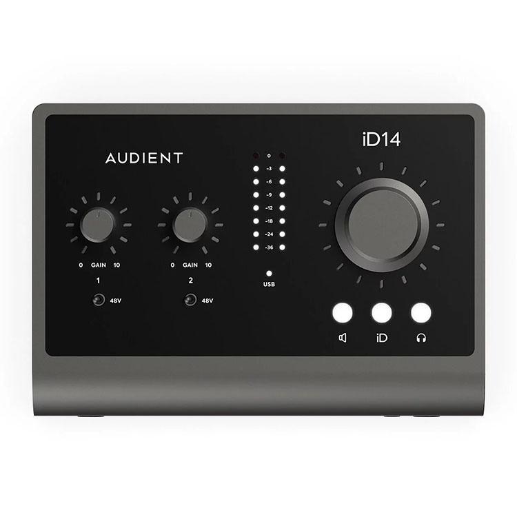 【恩心樂器】第二代 Audient iD14 (MKII) 10in/6out USB 錄音介面 原廠保固 公司貨-細節圖2