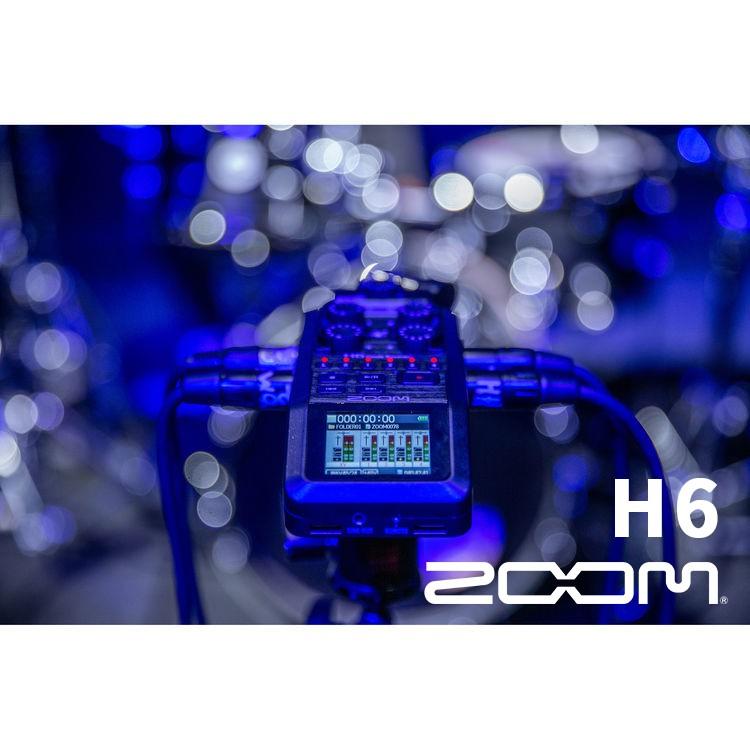 【公司貨】ZOOM H6 BLACK 手持數位錄音機 可換麥克風 麥克風 立體聲 錄影 錄音-細節圖2