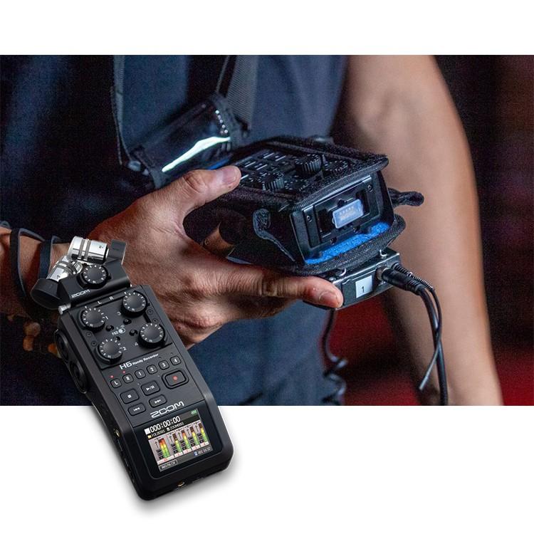 【公司貨】ZOOM H6 BLACK 手持數位錄音機 可換麥克風 麥克風 立體聲 錄影 錄音-細節圖4