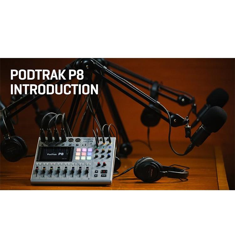 【公司貨】ZOOM P8 桌上型錄音介面 錄音裝置 PodTrak-細節圖3