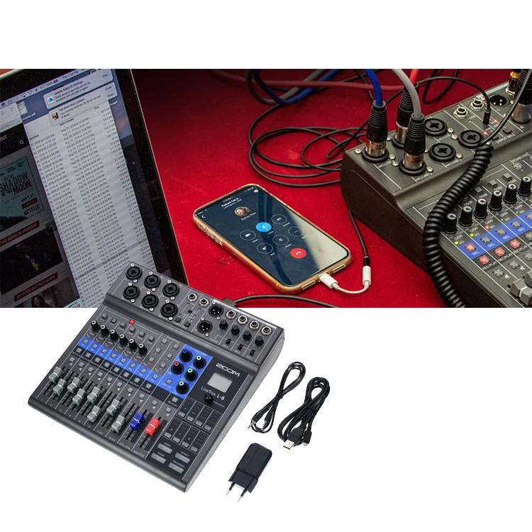 【公司貨】Zoom LiveTrak L-8 混音器／錄音介面 桌上型錄音裝置 錄音介面 錄影 錄音-細節圖4