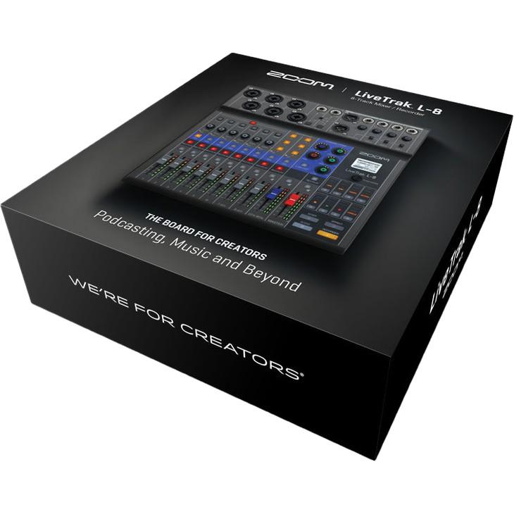 【公司貨】Zoom LiveTrak L-8 混音器／錄音介面 桌上型錄音裝置 錄音介面 錄影 錄音-細節圖6