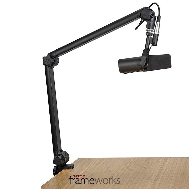 【恩心樂器】Gator Frameworks GFW-MICBCBM3000 夾桌懸臂式麥克風架 附XLR導線 麥克風架-細節圖2