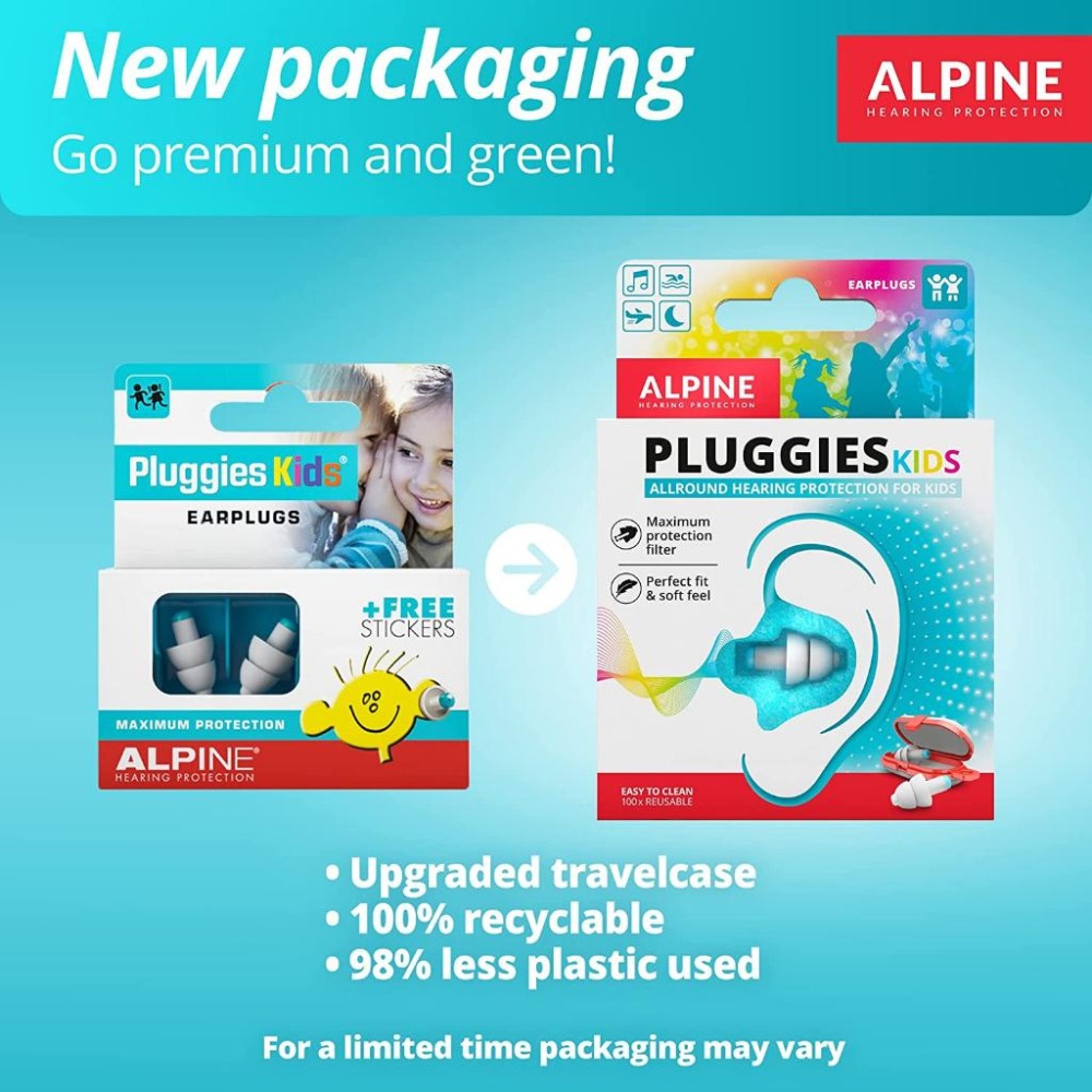 【恩心樂器】ALPINE PLUGGIES KIDS 頂級全頻率睡眠耳塞 荷蘭設計 兒童專用 降噪 抗敏 含攜帶鑰匙圈-細節圖3