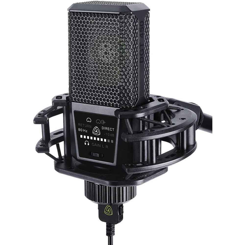 【原廠套組】加送防噴網 Lewitt DGT450 電容式 USB麥克風 電容麥克風 直播 錄音 Podcast 播客-細節圖4