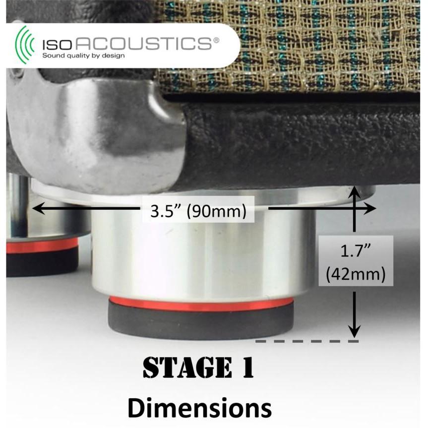 【公司貨】免運保固一年 IsoAcoustics ISO-Stage1 stage 1 喇叭架 音響架 監聽喇叭 音箱架-細節圖4