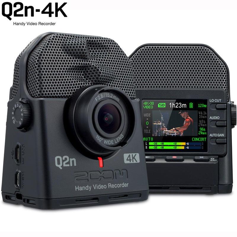 【公司貨】ZOOM Q2n-4K 錄音錄影一次到位 錄影機  收音 麥克風 攝影 錄影 廣角鏡頭 Q2 Q2N 4K-細節圖2