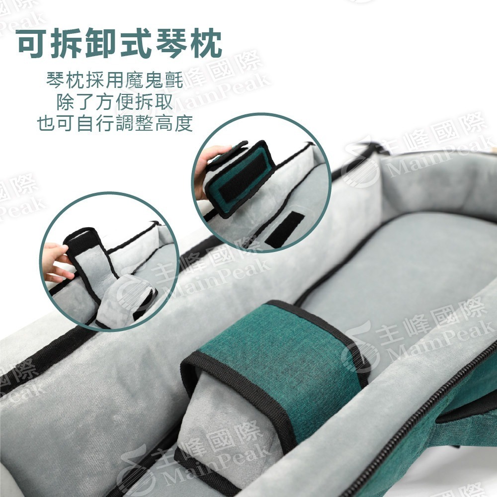 【恩心樂器批發】Millar 原廠琴袋 23吋 26吋 烏克麗麗袋 烏克麗麗背袋 高係數灰色絨毛 高度防潑水-細節圖5